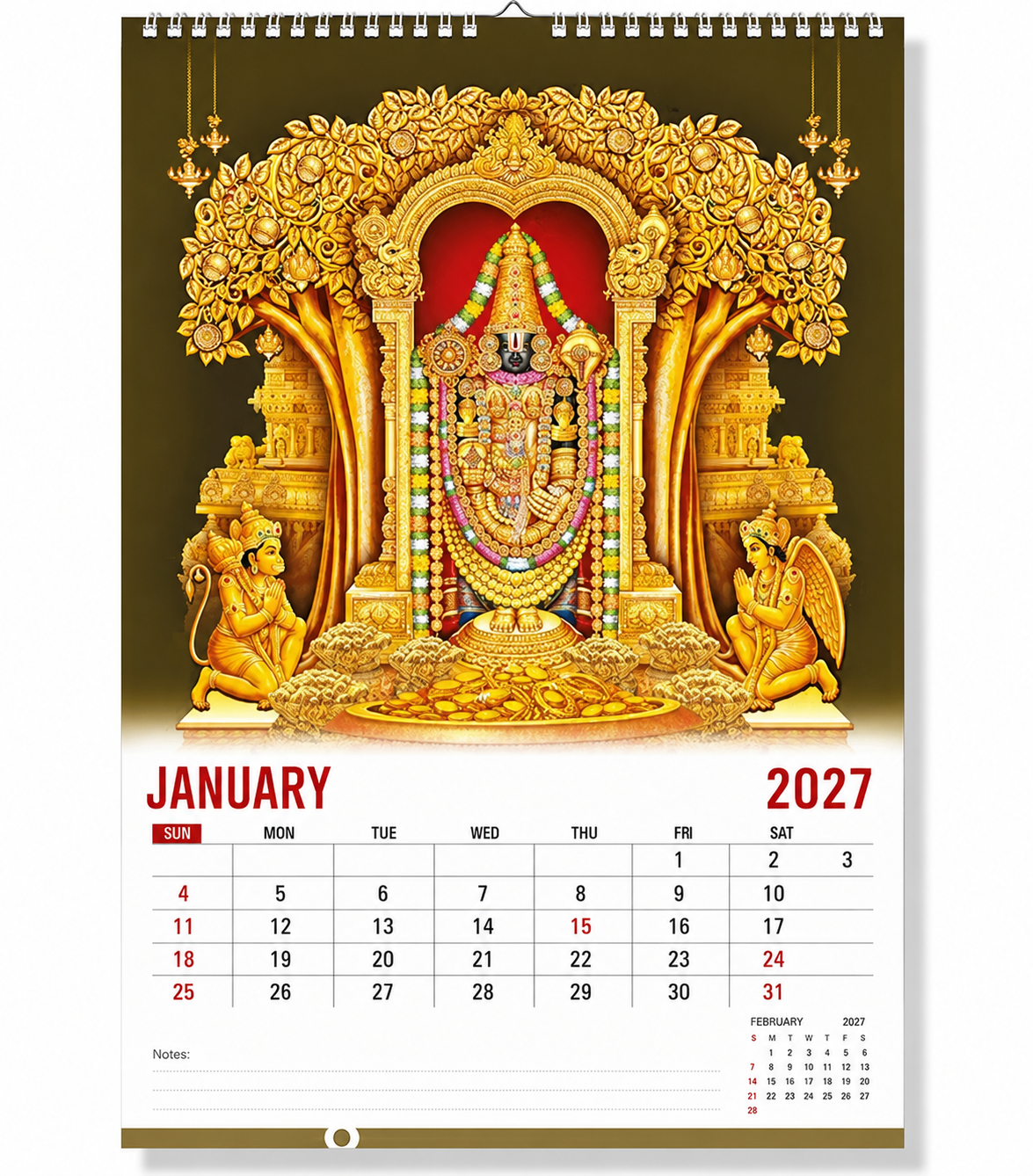 Multicolor Political Calendars