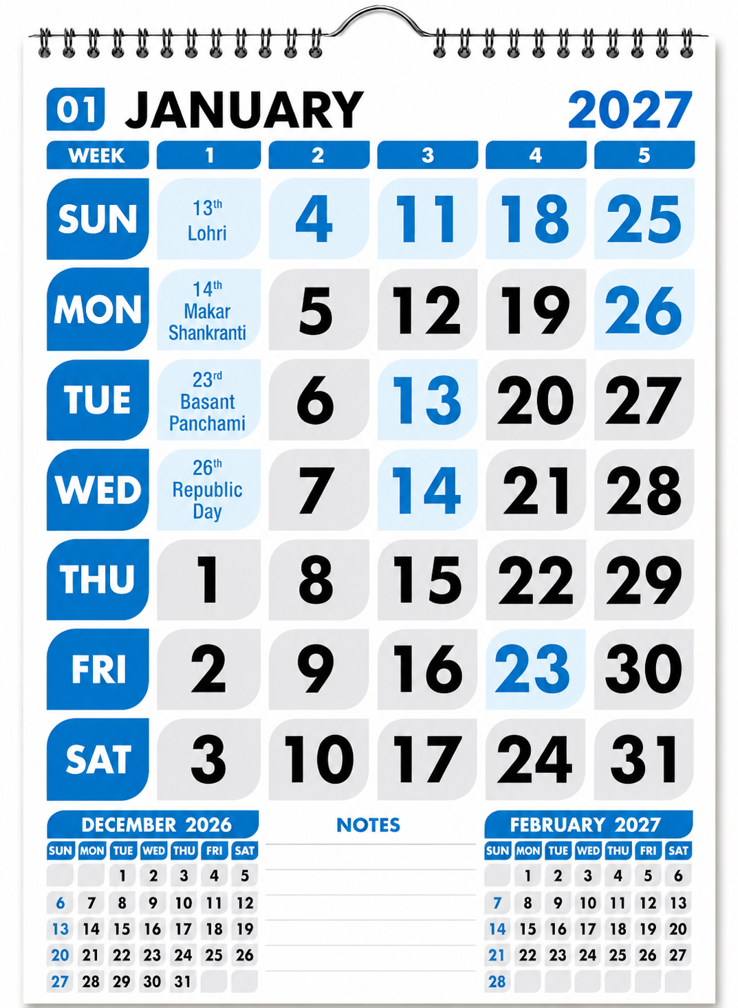 Daily Sheet Calendars